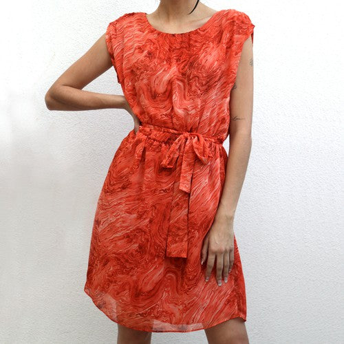 Michael Kors Small Orange Vintage Dress - Perfect Condition!