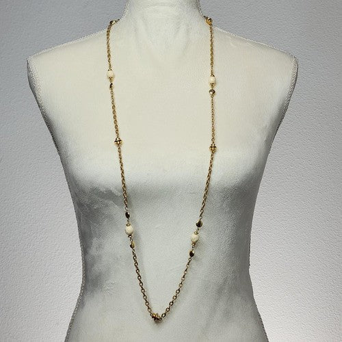 Vintage 1980s Monet Gold chain with embellishments