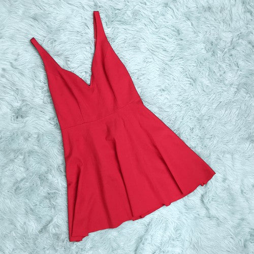 Kimchi Blue dress in red