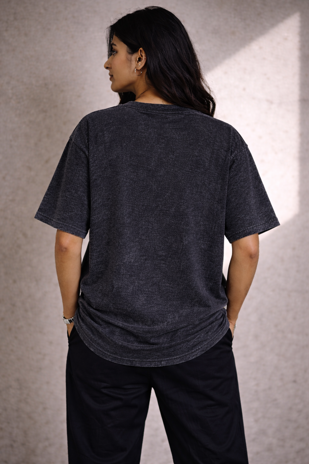 Acid Washed Oversized Tee- Premium Vibe.