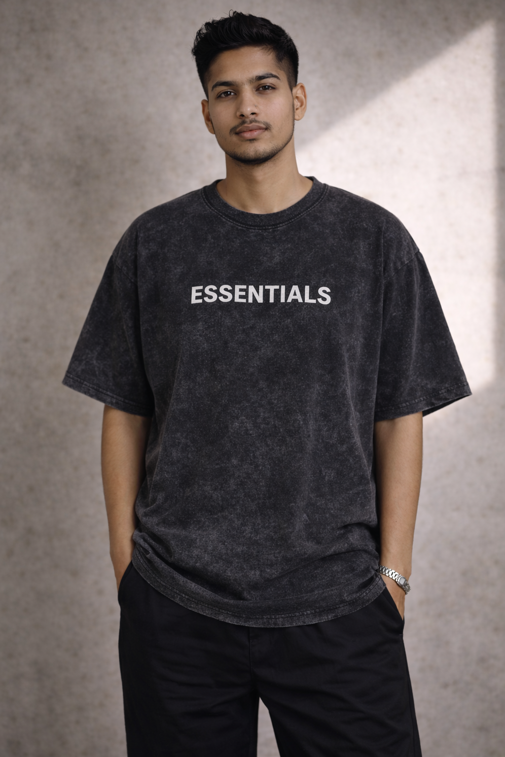 Acid Washed Oversized Tee- Premium Vibe.